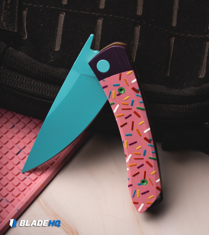 Kizer Mini Momo Liner Lock Knife Dessert Warrior® (3.2" Blue)